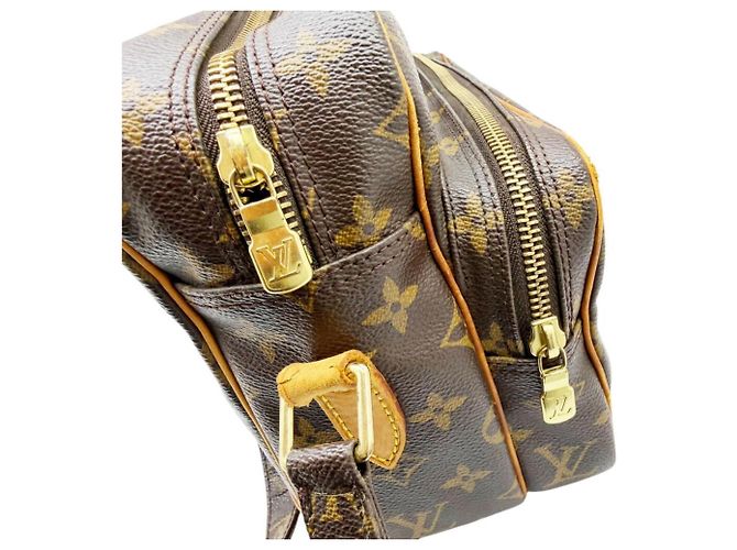 Borsa a Spalla Louis Vuitton Monogram Nile Brown Marrone - vista 11