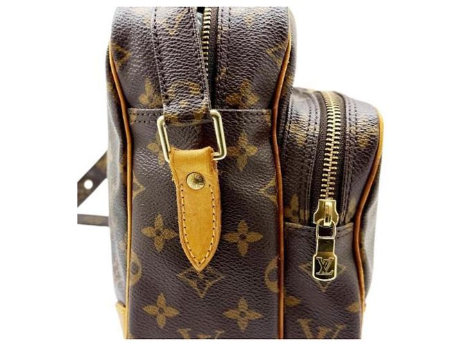 Borsa a Spalla Louis Vuitton Monogram Nile Brown Marrone - vista 4