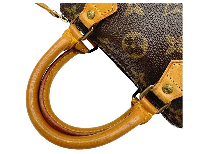 Borsa Louis Vuitton Mini Speedy Monogram Canvas Marrone - vista 10