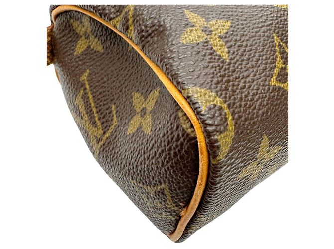Borsa Louis Vuitton Mini Speedy Monogram Canvas Marrone - vista 4