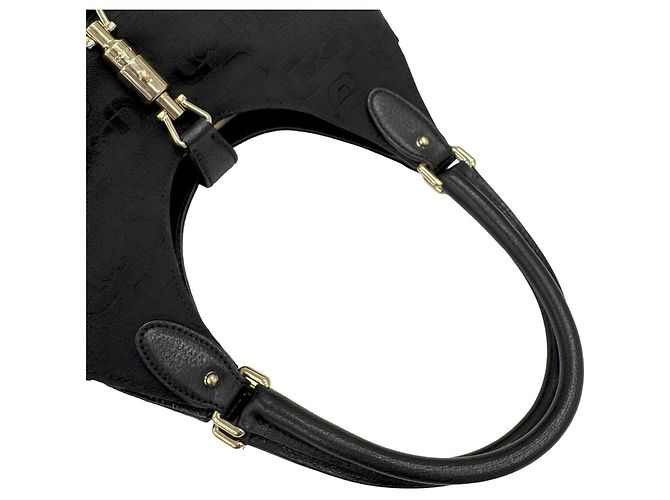 GUCCI Nuovo Jackie Horsebit 145819 Borsa a tracolla Nero - vista 10