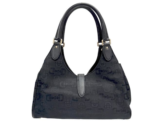 GUCCI Nuovo Jackie Horsebit 145819 Borsa a tracolla Nero - vista 2