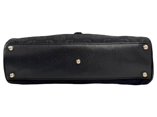 GUCCI Nuovo Jackie Horsebit 145819 Borsa a tracolla Nero - vista 5