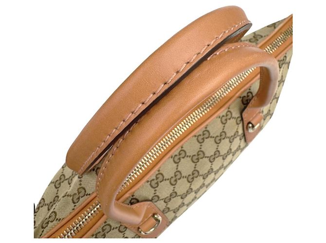 Gucci 269957 GG Canvas Schultertasche Beige - Ansicht 10