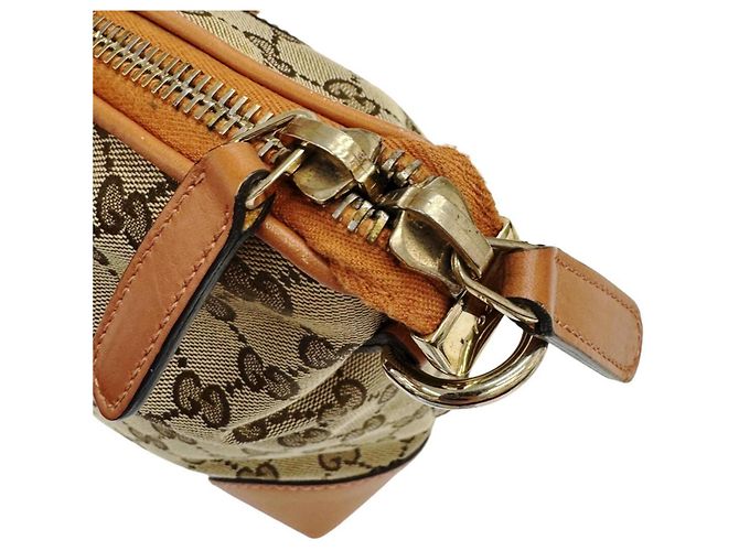 Gucci 269957 GG Canvas Schultertasche Beige - Ansicht 11