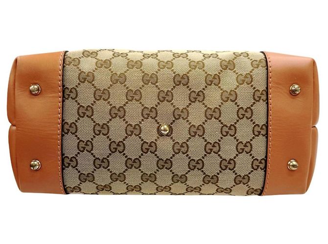 Gucci 269957 GG Canvas Schultertasche Beige - Ansicht 5