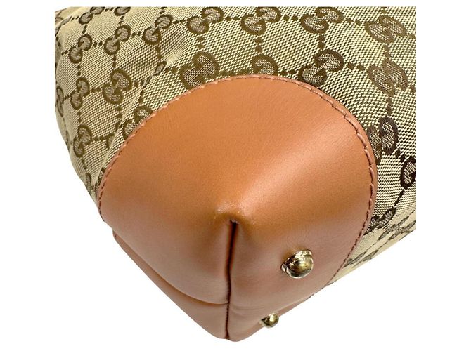 Gucci 269957 GG Canvas Schultertasche Beige - Ansicht 8