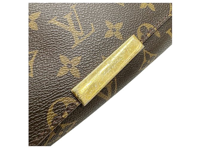 Borsa a Spalla Louis Vuitton Favorite PM M40717 Monogram Marrone - vista 10