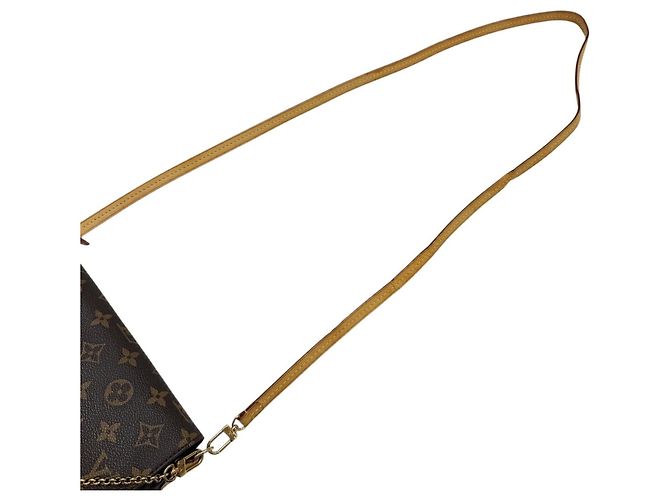 Borsa a Spalla Louis Vuitton Favorite PM M40717 Monogram Marrone - vista 12