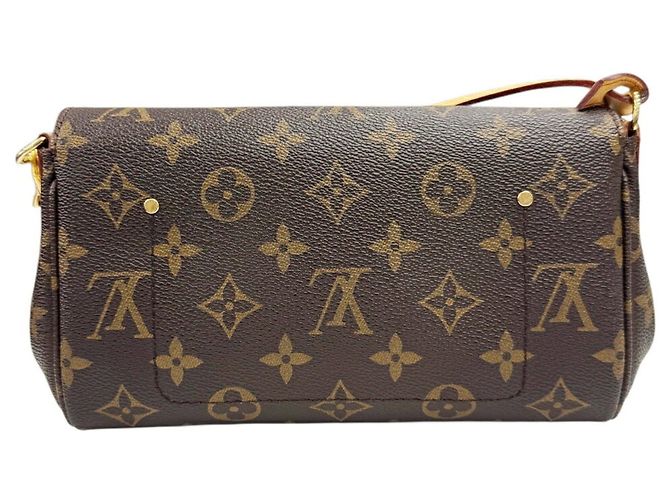 Borsa a Spalla Louis Vuitton Favorite PM M40717 Monogram Marrone - vista 2