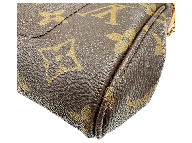 Borsa a Spalla Louis Vuitton Favorite PM M40717 Monogram Marrone - vista 8