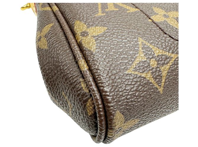 Borsa a Spalla Louis Vuitton Favorite PM M40717 Monogram Marrone - vista 9