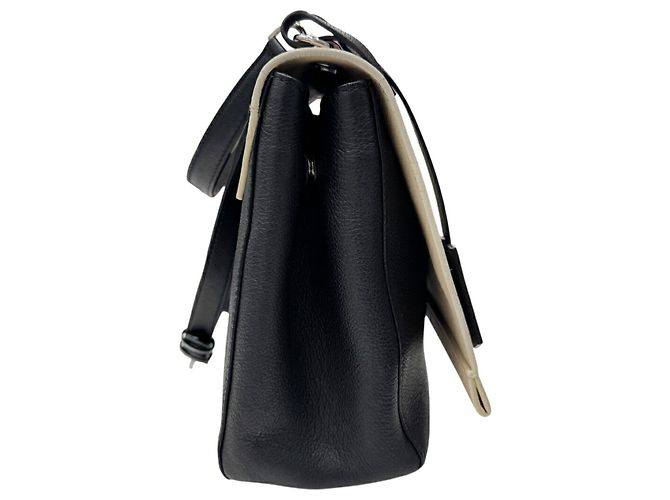Louis Vuitton Lockme 2 Cartable Handtasche Schwarz Beige - Ansicht 4