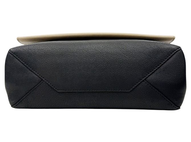 Louis Vuitton Lockme 2 Cartable Handtasche Schwarz Beige - Ansicht 5
