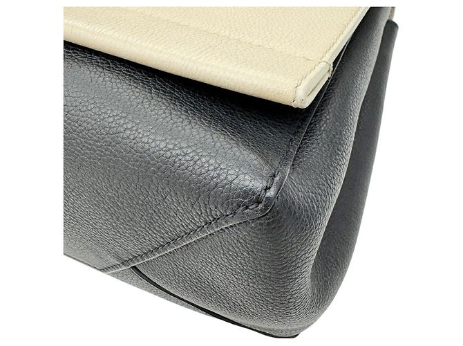 Louis Vuitton Lockme 2 Cartable Handtasche Schwarz Beige - Ansicht 7