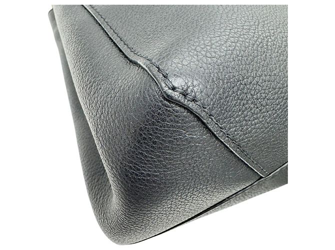 Louis Vuitton Lockme 2 Cartable Handtasche Schwarz Beige - Ansicht 9