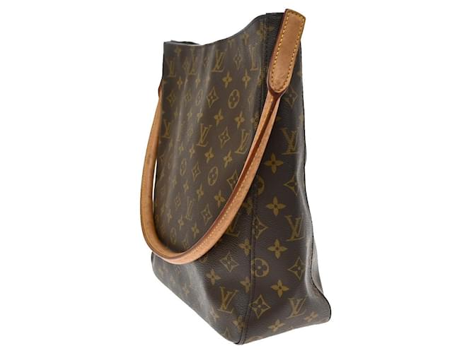 Louis Vuitton Monogram Looping Monogram Canvas GM Marrone - vista 3