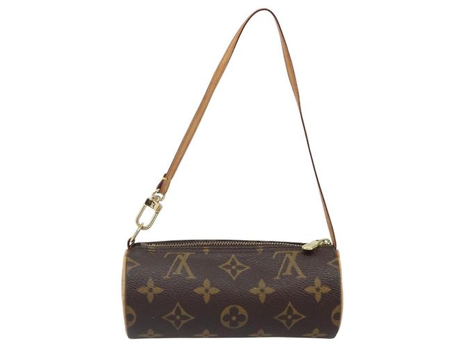 Louis Vuitton Papillon Pochette Monogram Canvas Mini Marrone - vista 2