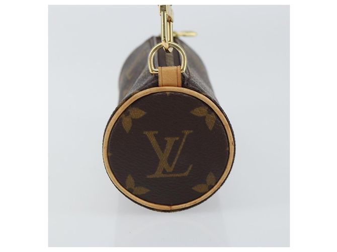 Louis Vuitton Papillon Pochette Monogram Canvas Mini Marrone - vista 3