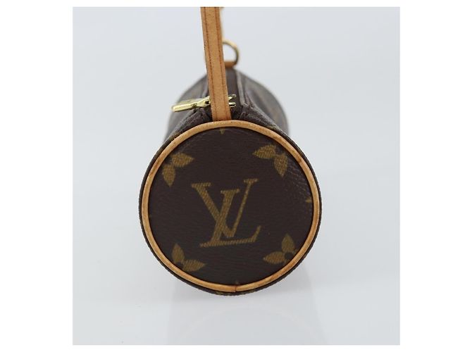 Louis Vuitton Papillon Pochette Monogram Canvas Mini Marrone - vista 4