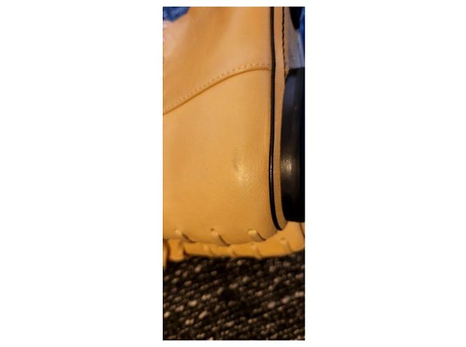 Chanel Karl Lagerfeld Resort 2011 Botas Altas de Cuero Negro Beige - vista 9
