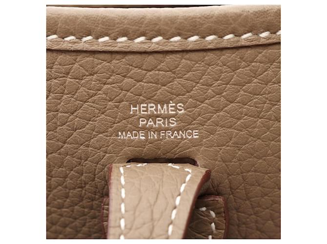 Hermès Borsa a tracolla Hermes Evelyne TPM Amazon Beige Taupe - vista 4