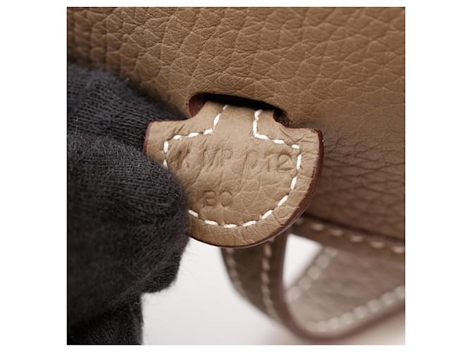 Hermès Borsa a tracolla Hermes Evelyne TPM Amazon Beige Taupe - vista 5