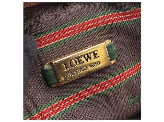 Borsa a Spalla Loewe Velázquez Blu Verde - vista 4