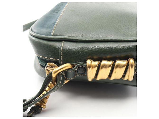 Borsa a Spalla Loewe Velázquez Blu Verde - vista 8