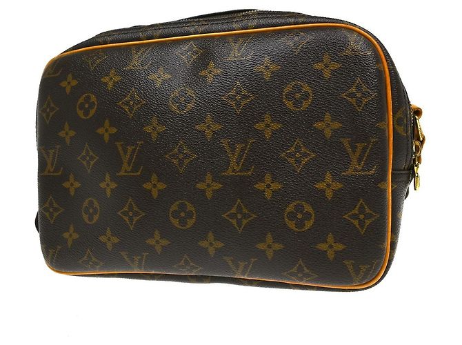 Louis Vuitton Reporter Monogram PM Marrone - vista 2