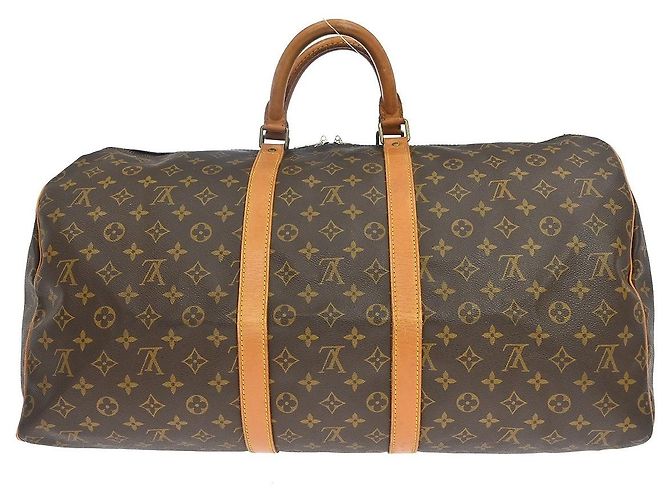 Louis Vuitton Keepall Monogram 55 Marrone - vista 2