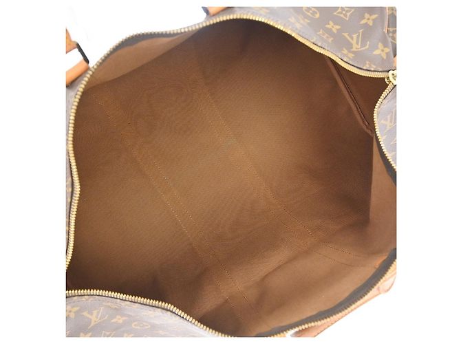 Louis Vuitton Keepall Monogram 55 Marrone - vista 3