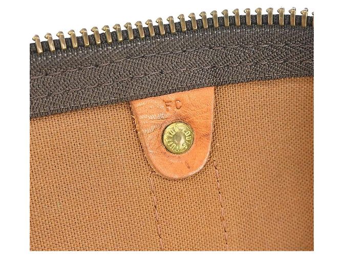 Louis Vuitton Keepall Monogram 55 Marrone - vista 4