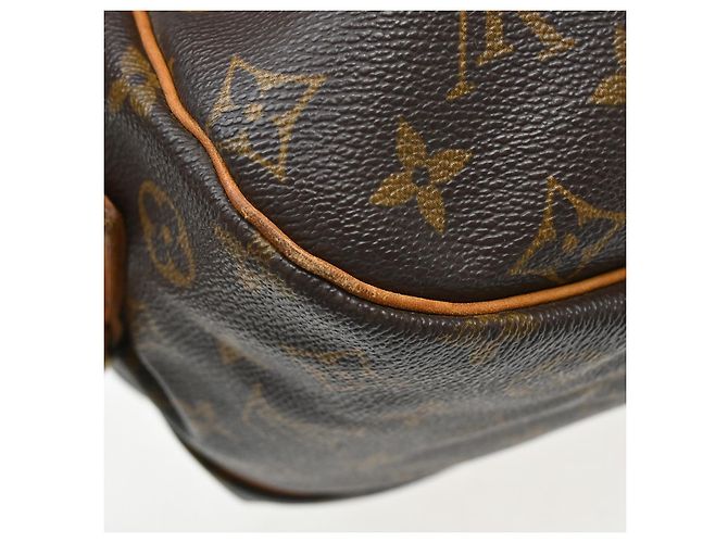 Louis Vuitton Saumur Monogram Canvas 35 Marrone - vista 7