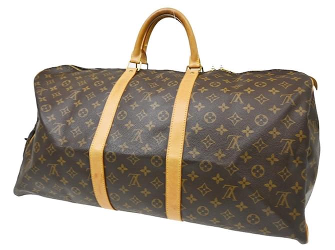 Louis Vuitton Keepall Monogram 55 Marrone - vista 2