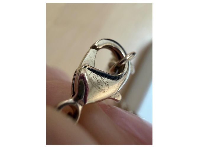 Collana Chanel Logo CC con Perle Dorate D'oro - vista 7
