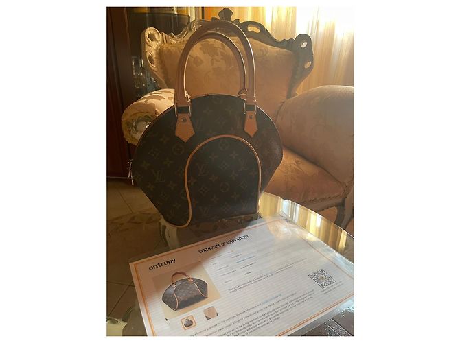 Louis Vuitton Ellipse Monogram Borsa Marrone Monogramma - vista 10