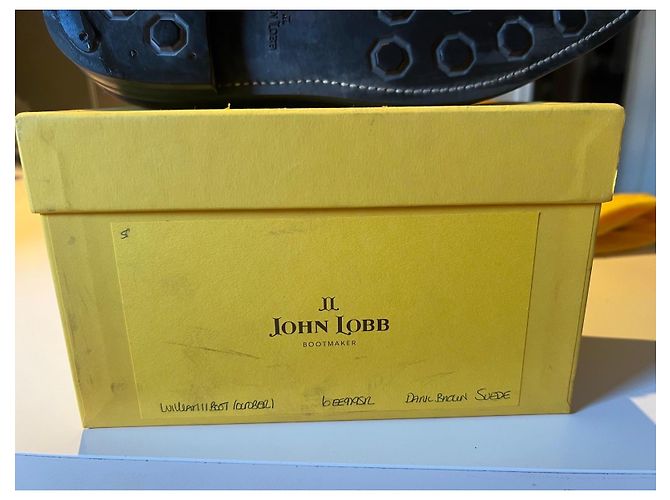 John Lobb William Monk Strap Suede Brown Ankle Boots - view 9
