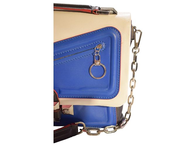 Versace Dreifarbige Leder-Schultertasche Medusa - Ansicht 12