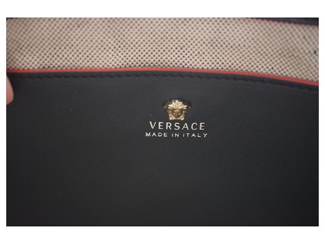 Versace Dreifarbige Leder-Schultertasche Medusa - Ansicht 17