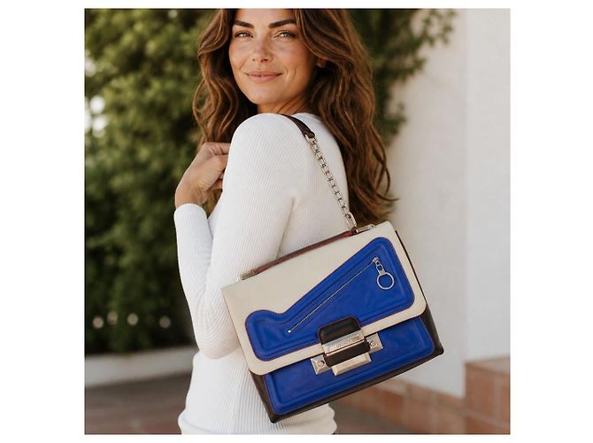 Versace Dreifarbige Leder-Schultertasche Medusa - Ansicht 18