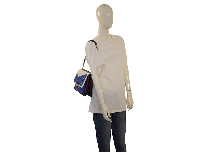Versace Dreifarbige Leder-Schultertasche Medusa - Ansicht 20