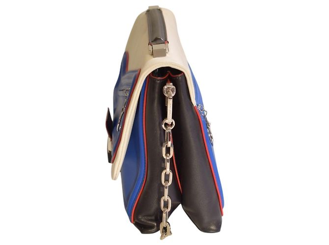 Versace Dreifarbige Leder-Schultertasche Medusa - Ansicht 4