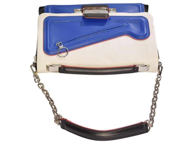 Versace Dreifarbige Leder-Schultertasche Medusa - Ansicht 5