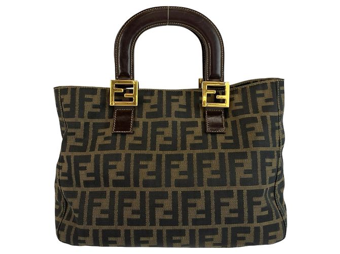 Fendi Zucca Canvas Tote Bag in Braun - Ansicht 2