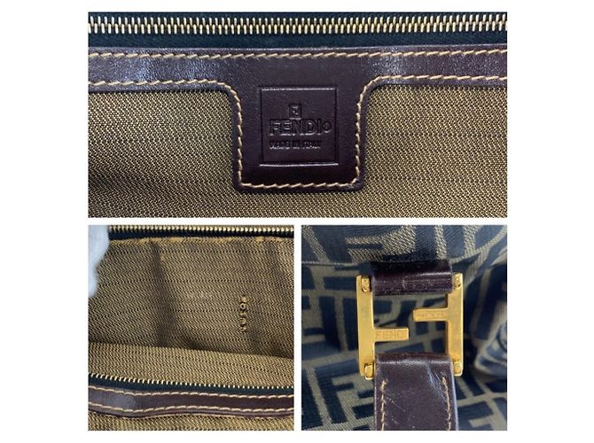 Fendi Zucca Canvas Tote Bag in Braun - Ansicht 3