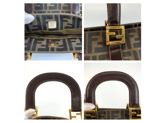 Fendi Zucca Canvas Tote Bag in Braun - Ansicht 5