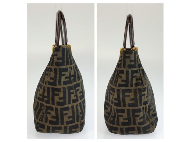 Fendi Zucca Canvas Tote Bag in Braun - Ansicht 7