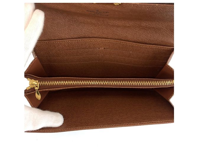 Louis Vuitton Monogram Etoile Sarah Long Wallet Braun - Ansicht 4