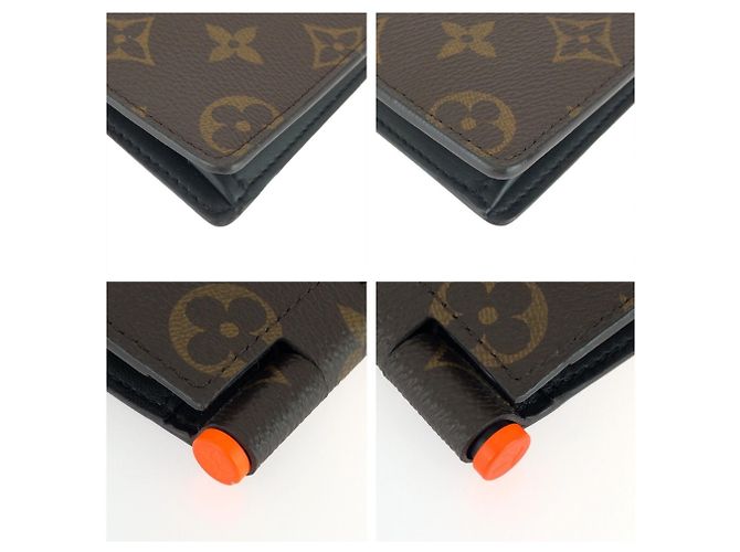 Portafoglio Louis Vuitton Monogram Solar Ray Brazza Hinge Marrone - vista 4